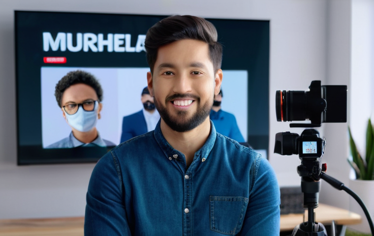 스마트스터디 유통 채널 - **Prompt:** A curious teenager, wearing a futuristic yet comfortable VR headset, is immersed in a vi...