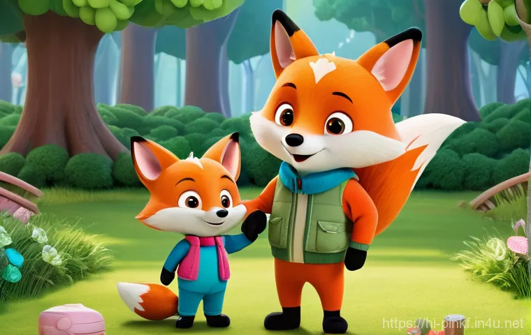 핑크퐁 스토리텔링 방법 - **Prompt:** A group of diverse toddlers and young children, aged 2-6, happily singing and dancing to...