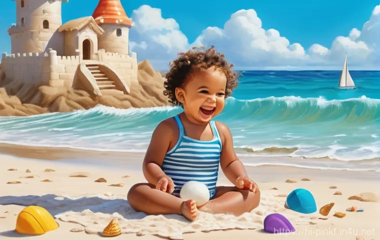 아기상어 이모티콘 - **Prompt 1: "A cheerful, animated scene of five cute baby sharks, each wearing tiny, colorful swimmi...