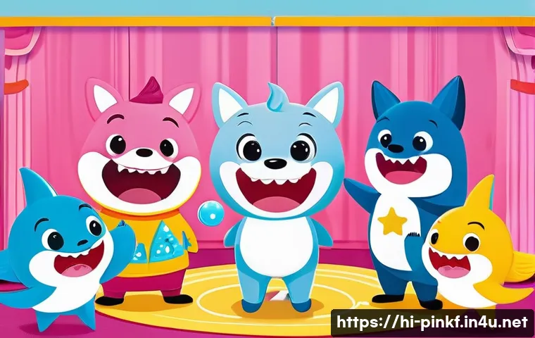 핑크퐁 브랜드 마케팅 - **Prompt 1: Pinkfong's Magical Learning Adventure**
    "A vibrant, cheerful scene showcasing the Pi...